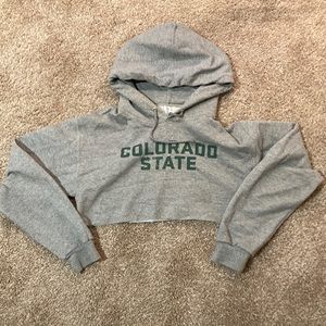 Very cropped Colorado state hoodie